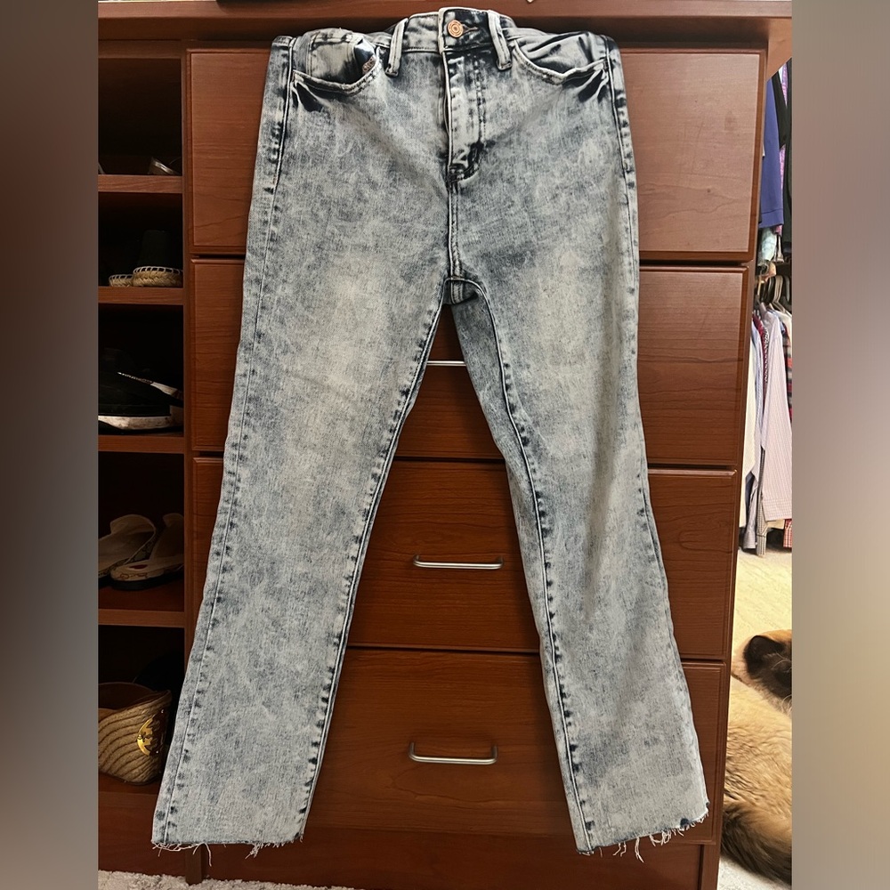 Vervet Stone Washed stretch straight leg denim size 26